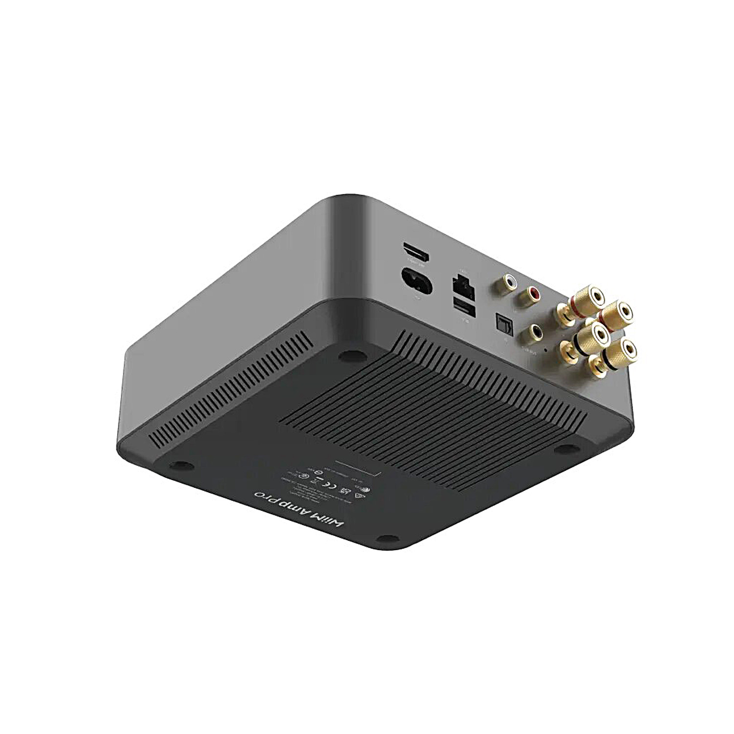 WiiM Amp Pro I  Streaming-Verstärker  I  Wi-Fi 6E, Bluetooth 5.3, HDMI-ARC & 60 W
