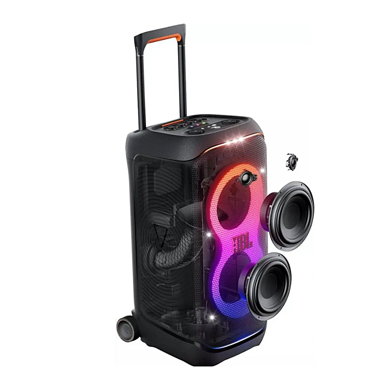 JBL PartyBox Stage 320  I  Partylautsprecher black mit Lichtshow