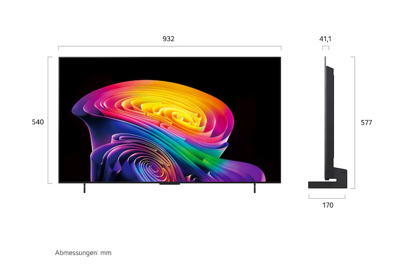 LG OLED-TV  I  OLED42C68LA  I  42 Zoll 4K OLED Smart TV  I  α11 Gen3 AI Prozessor, 165 Hz, Dolby Vision, webOS 26