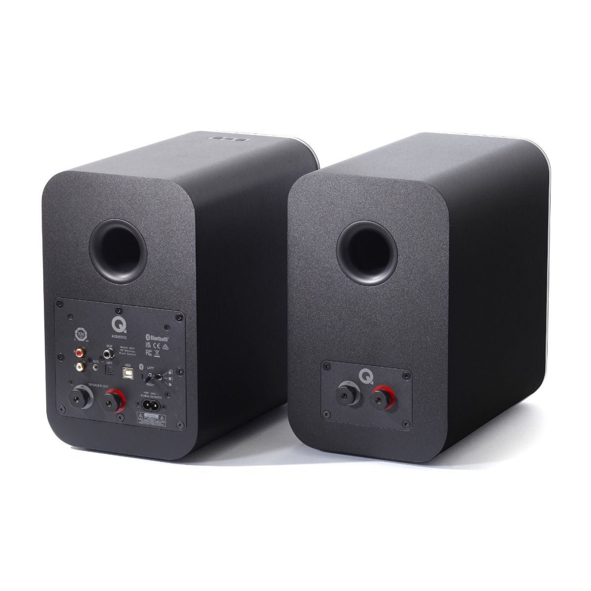 Q Acoustics M20 Kabelloses HD-Musiksystem schwarz Paar