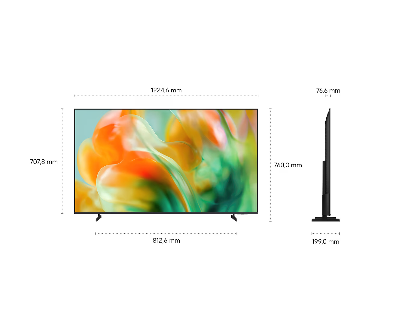 Samsung M80H GU55M80HAUXZG – 55 Zoll 4K Mini LED Smart TV – Vision AI – 144 Hz – Neural Quantum 4K AI – HDR – Gaming – Tizen