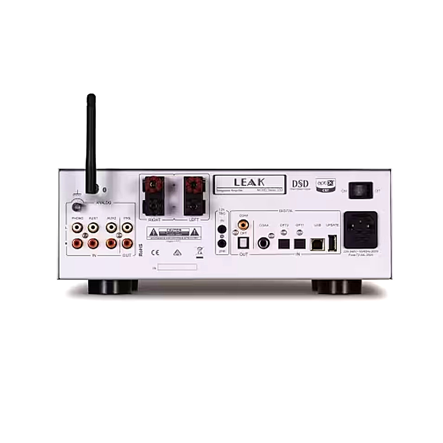 LEAK Stereo 130  I  Vollverstärker silber 