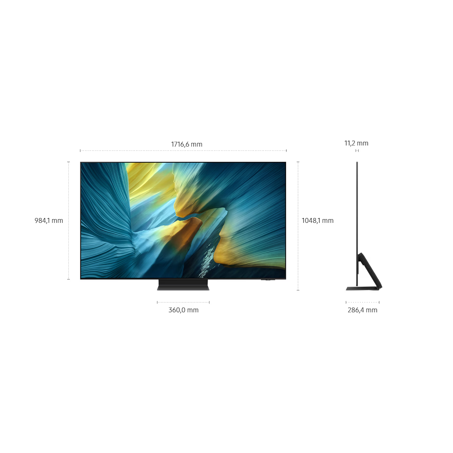 Samsung OLED-TV  I  Q77S95FATXZG   I  77″  I  4K Vision AI Smart TV | UHD OLED HDR Pro