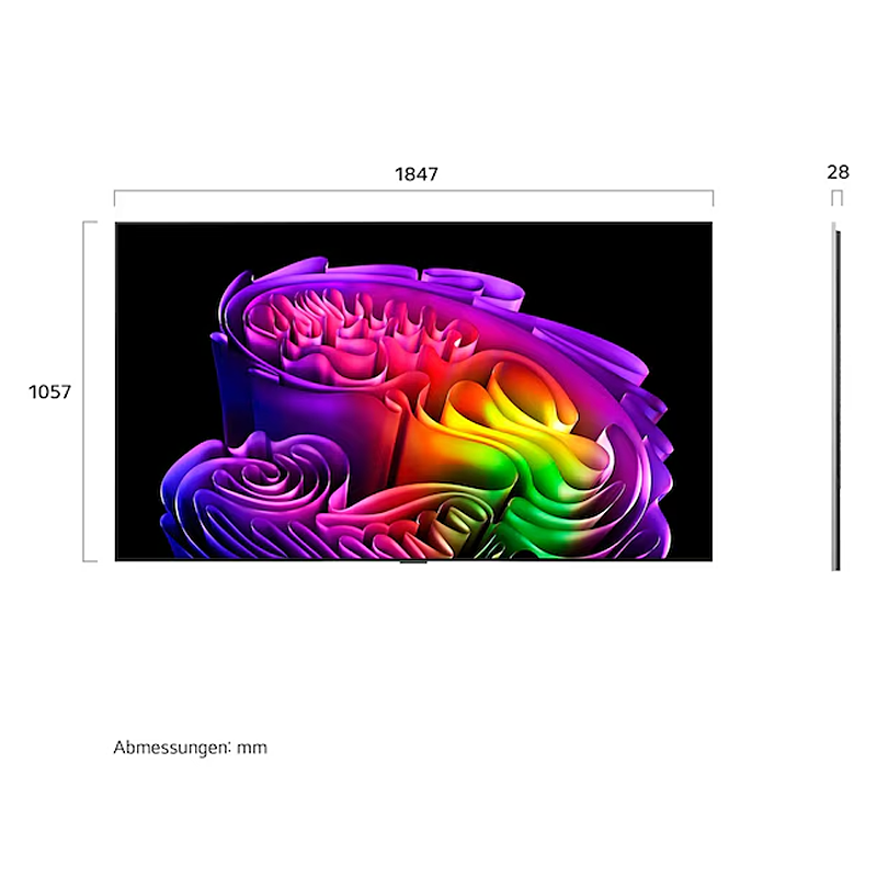 LG OLED-TV  I  OLED83G68LW  I  evo AI G6 – 83 Zoll 4K OLED Smart TV, α11 Gen3 AI Prozessor, 165 Hz, Dolby Vision, webOS 26