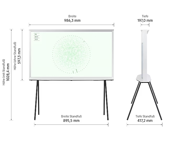Samsung  43 Zoll The Serif Q43LS01DAU 4K UHD SmartTV 2024 ( Riss am Gehäuse )