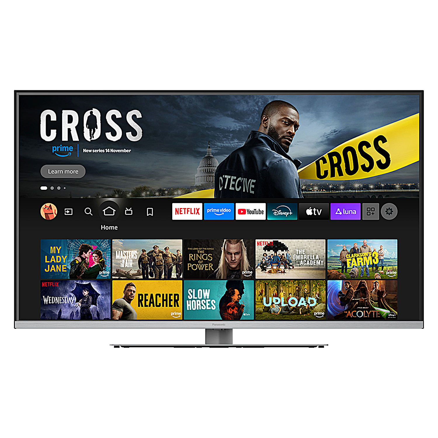 Panasonic  OLED-TV  I  TV55W93BE7 I  55"  I  schwarz 