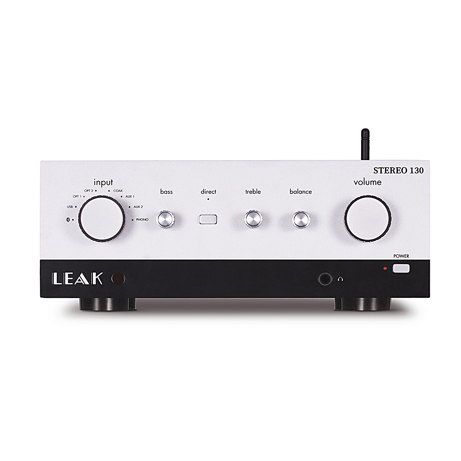 LEAK Stereo 130  I  Vollverstärker silber 