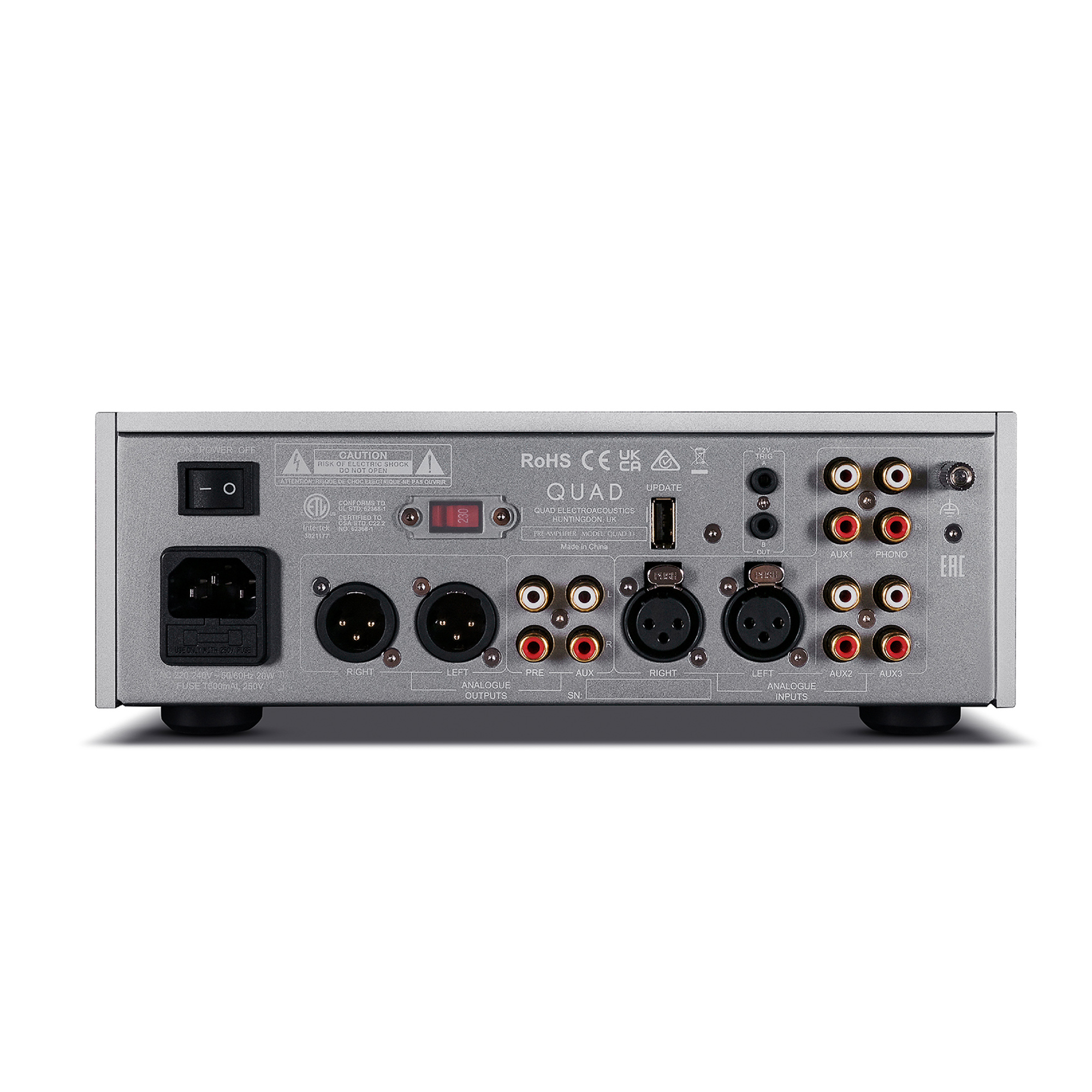 QUAD 33 Vorverstärker  I   High-End Preamplifier im ikonischen QUAD Design