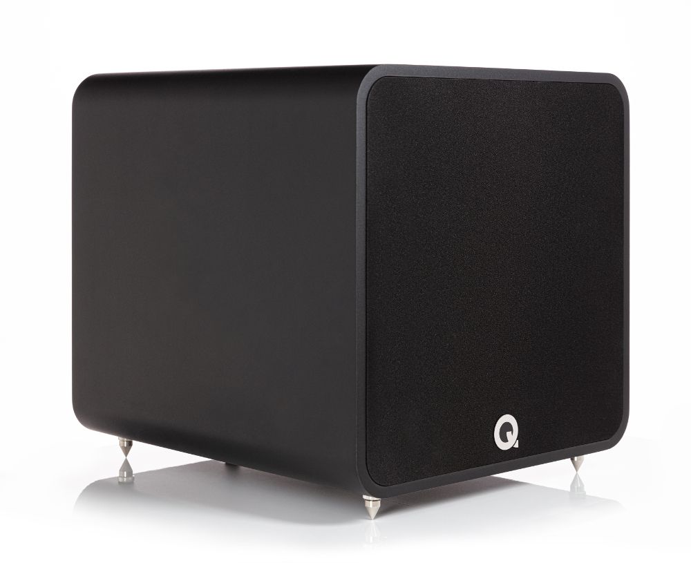 Q Acoustics Q B12 Subwoofer schwarz matt