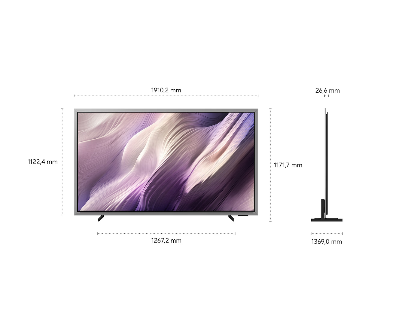 Samsung OLED S99H GQ83S99HAEXZG – 83 Zoll 4K Smart TV, 165 Hz, Vision AI, Dolby Atmos