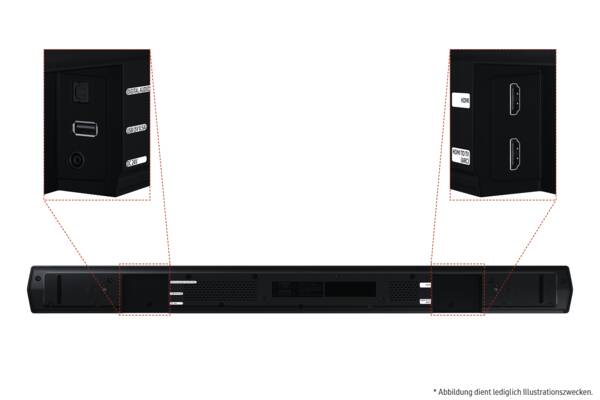 Samsung HWB660GD  3.1-Kanal Soundbar schwarz