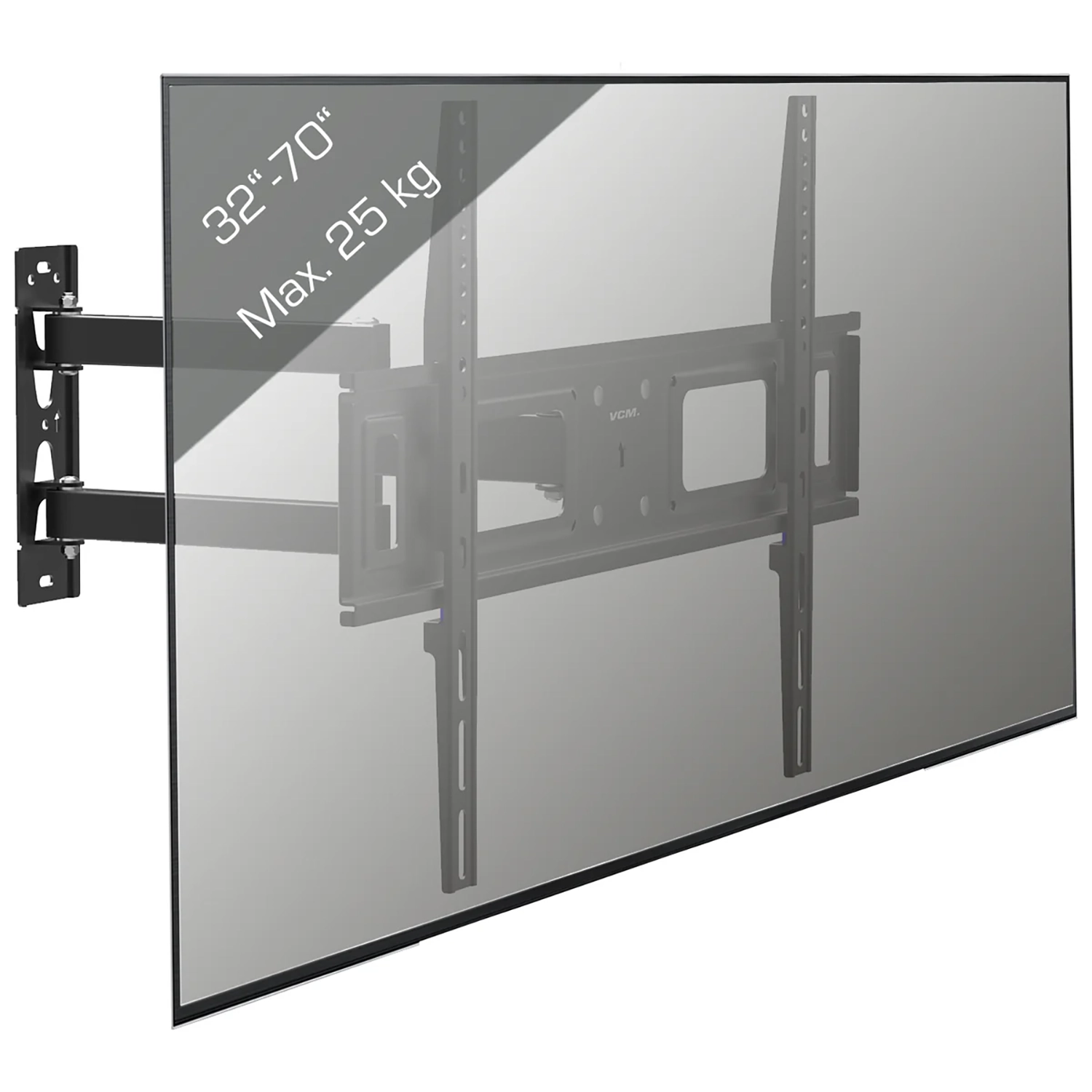 VCM Display-Wandhalter  I  flexibel  I  B-SN600  I  32-70 Zoll