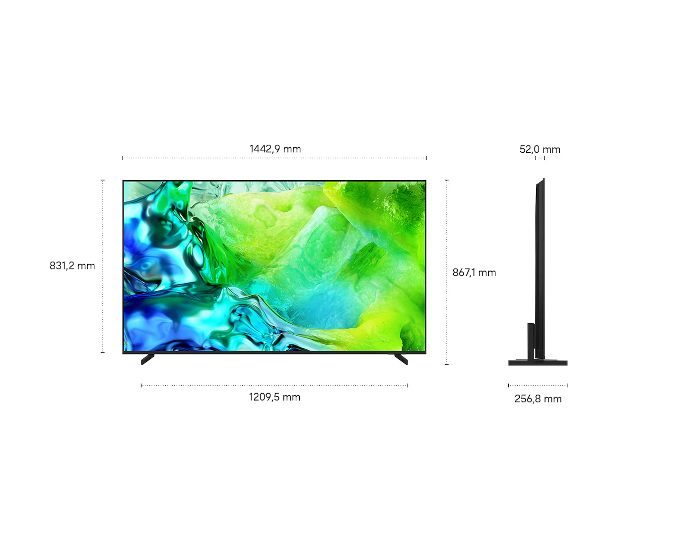 Samsung QE65QN80H – 65 Zoll Neo QLED 4K Mini LED Smart TV – 144 Hz – Vision AI – Neural Quantum 4K AI Gen2 – HDR10+ – Tizen