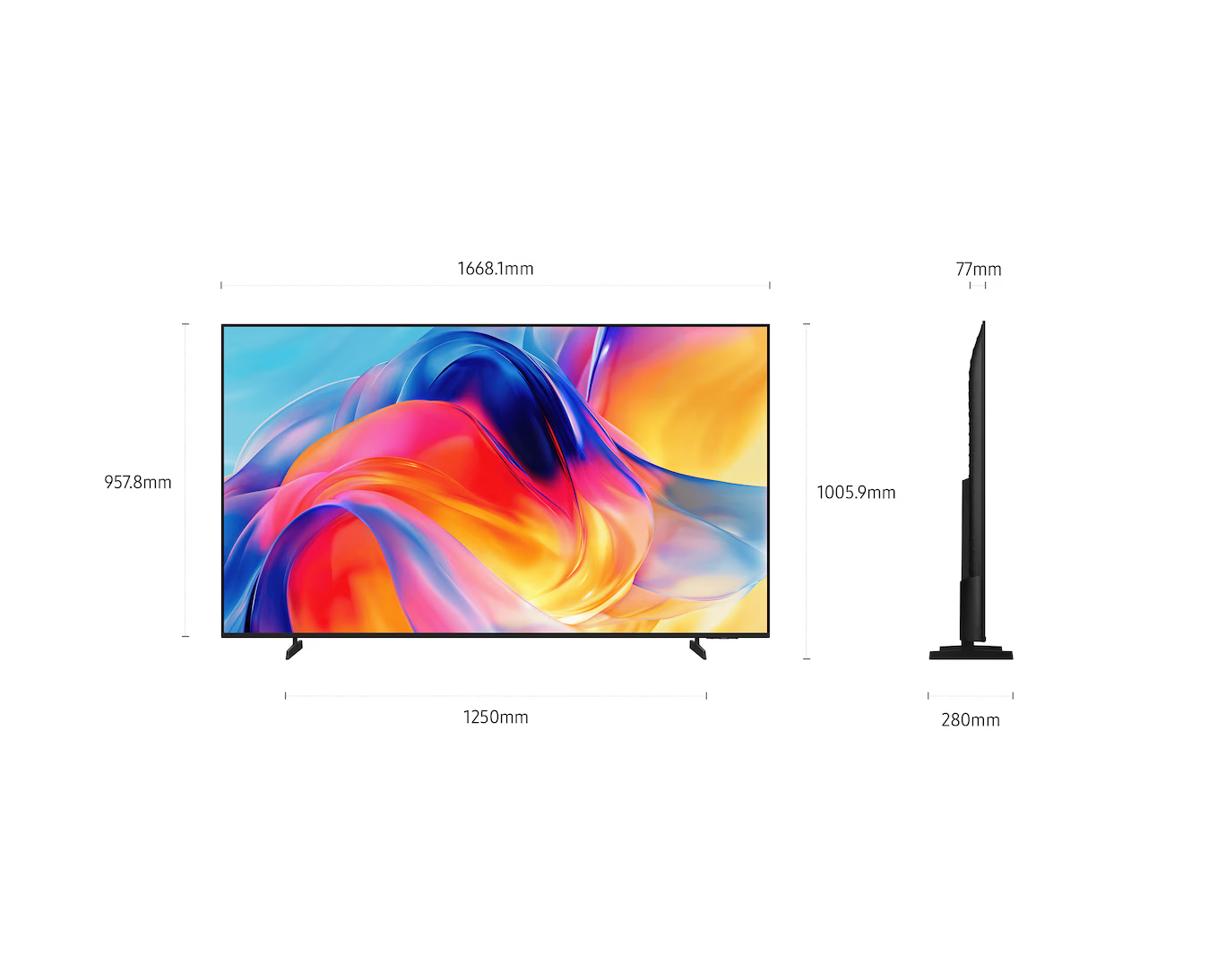 Samsung  Mini-LED-TV  I  UE75M70H  I  75 Zoll Mini LED 4K UHD Vision AI Smart TV 2026 – Tizen, HDR, 4K Upscaling, Gaming 