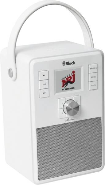 Block Design-Radio eMotion weiß